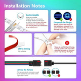 Nexillumi 132 Ft. Color Changing RGB LED Lights