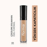 Flormar Perfect Coverage Liquid Concealer - Natural Finish, Lightweight, Skincare Benefits