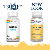 Niacin 500mg Solaray 100 VegCaps