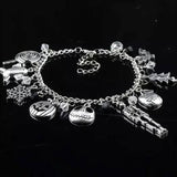 Nightmare Before Christmas Jack Skellington Sally Gothic Bracelet