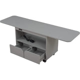 Nightstand with USB Port and Foldable Tabletop