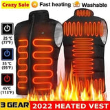 Nine Districts Intelligent Heating Vest Electric Heating