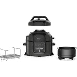 Ninja Pressure Cookers & Canners, 6.5 qt, Black (Refurbished)