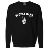 Womens 'Spooky Mama' Comfort Colors Crewneck Sweatshirt