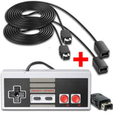 Nintendo NES Mini Classic Edition Game Controller with 2 Pieces 10ft Extension Cable