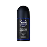 Nivea Men Deep Dimension Roll-On Deodorant 50ml - Long Lasting Protection for Men