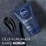 Nivea Men Deep Dimension Face & Beard Wash Gel 100 ml