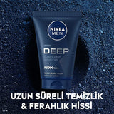 Nivea Men Deep Dimension Face & Beard Wash Gel 100 ml