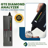 GTE Diamond Analyzer + JSP Nickel Testing Solution (1/2 oz) + N35 Neodymium Magnet – Test Nickel, Gold, Silver & Gemstones