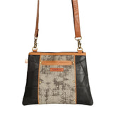 Noa Angled Crossbody Bag - Carbon Grey