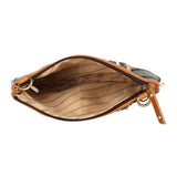 Noa Angled Crossbody Bag - Striped