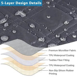 Non Slip Recliner Chair Cover, Washable Reclining Chair/Furniture Protector