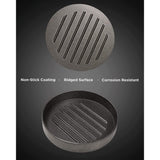 Non-Stick Aluminum Hamburger Press Patty Maker BBQ Burger Mold “Dad Grill Boss”