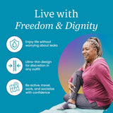 NorthShore DynaDry Bladder Control Incontinence Pads for Women
