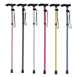Portable Aluminum Folding Walking Travel Stick Cane