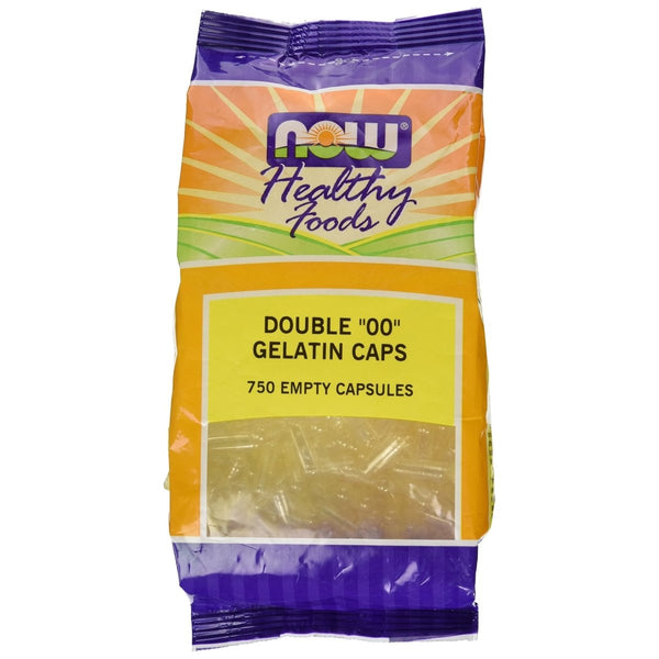 Now Foods Empty Capsules Gelatin Double 00 750 Gelcaps - 5131