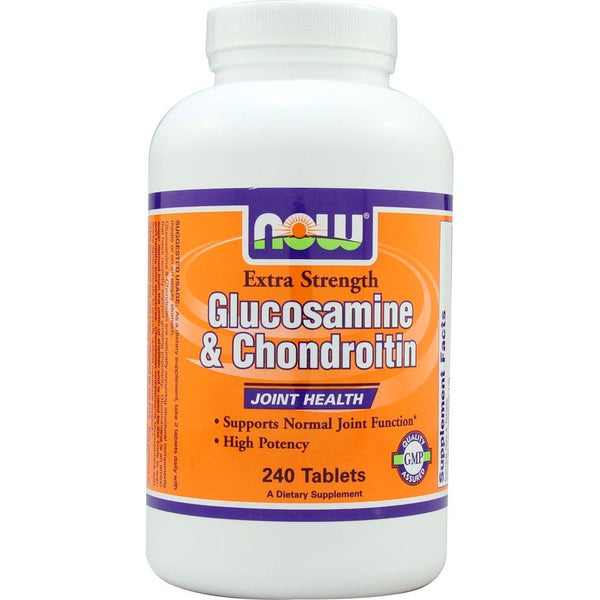 Now Foods Glucosamine & Chondroitin Extra Strength 240 Tablets - 3244