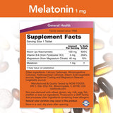 Now Foods Melatonin 1 mg 100 Tablets - 3262