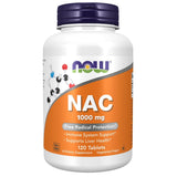 Now Foods NAC 1000 mg 120 Tablets - 0185