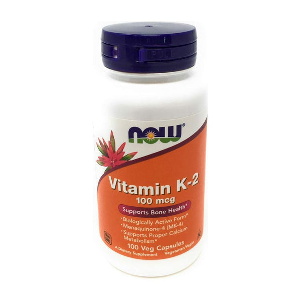 Now Foods Vitamin K-2 100 mcg 100 Vcaps - 0990