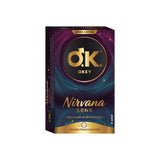 Okey Nirvana Sens Ribbed & Dotted Condoms 8-Pack