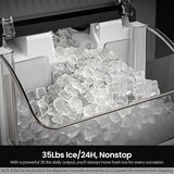 Nugget Sonic Ice Maker Stainless Steel Z5825NB