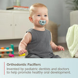 NUK Timeless Comfy Pacifier | 100% Silicone, One-Piece Design | BPA-Free, Gentle on Baby’s Skin | 5-Pack, for 0-6M