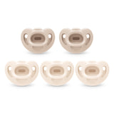 NUK Timeless Comfy Pacifier | 100% Silicone, One-Piece Design | BPA-Free, Gentle on Baby’s Skin | 5-Pack, for 0-6M