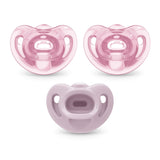 NUK Timeless Comfy Pacifier | 100% Silicone, One-Piece Design | BPA-Free, Gentle on Baby’s Skin | 5-Pack, for 0-6M