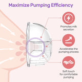 Nuliie 10PCS Flange Sizing Kit 13/15/17/19/21mm for 24mm Flange/Shield of Most Pumps, Silicone Flanges Insert for Momcozy/Spectra Electric Breast Pumps, Pumping Essential Kit for Moms