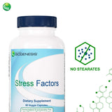 Nutra BioGenesis - Stress Factors - Vitamin B6, Lithium and GABA to Help Support Stress Response and Neurotransmitter Health - 60 Capsules