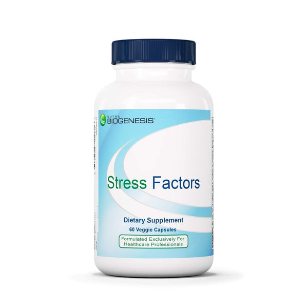 Nutra BioGenesis - Stress Factors - Vitamin B6, Lithium and GABA to Help Support Stress Response and Neurotransmitter Health - 60 Capsules