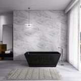 Nuvia 67-Inch Luxury Freestanding Solid Surface Soaking Bathtub (SAK51920)