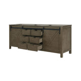 Nuvia 80-Inch Fully Assembled Double Bath Vanity With Soft Close Cabinets [No Countertop] (SAK53904)