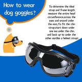 NVTED Dog Sunglasses with Adjustable Strap for Medium or Large Dog