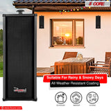 5Core Outdoor Speakers Stereo In Wall 100W Peak Passive Home Audio System