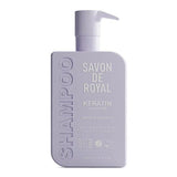 Savon De Royal Keratin Shampoo - SLS SLES Free, Vegan Shampoo for Damaged Hair - Smoothing, Shine & Frizz Control - 500ml