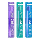 Rocs Pro Manual Toothbrush - Gentle, Effective Cleaning for Optimal Oral Hygiene
