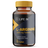 Life In L-Arginine 1000mg Dietary Supplement 90 Tablets