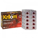 Krilom Ultra Krill Oil: Boost Heart & Brain Health with Omega-3 Supplement - 30 Softgels