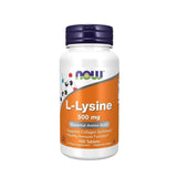 Now L-Lysine 500 mg Dietary Supplement 100 Tablets