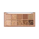 rom&nd Better Than Palette Eyeshadow Palette 02 Mahogany Garden - 10 Shade Eyeshadow Palette for Versatile Makeup Looks