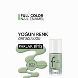 Flormar Full Color Extra High Pigment Nail Polish - High Pigment Nail Polish for Vibrant Long Lasting Color