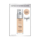 Loreal Paris True Match Foundation: 1N Ivory - Hyaluronic Acid & Vitamin E, Lightweight, Natural Look, SPF 17, Skin Tone Evener