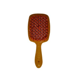 Janeke Superbrush Detangling Hair Brush Yellow Orange