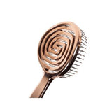 Nascita 3D Flexi Kontrol Hair Brush - Chrome Finish Detangling Brush for Curly Hair