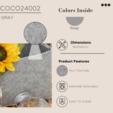 Coco Clementine Felt Storage Organizer Basket - Modern Home Organization Solution