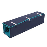 Odoland 39''x 39'' Infant Toddler Foldable Playpen Playard With Mattress Rail Fence Blue