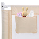 Odoland 70in Foldable Baby Toddler Safety Bed Rail Anti Falling Guard