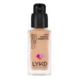LYKD High Coverage Foundation in 165 Bare Almond 30ml